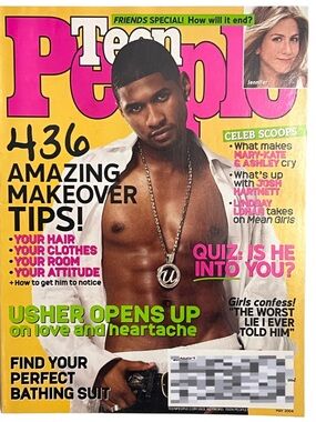 TEEN PEOPLE Magazine May 2004 USHER Lindsay Lohan Mary-Kate &Ashley Y2K MINT